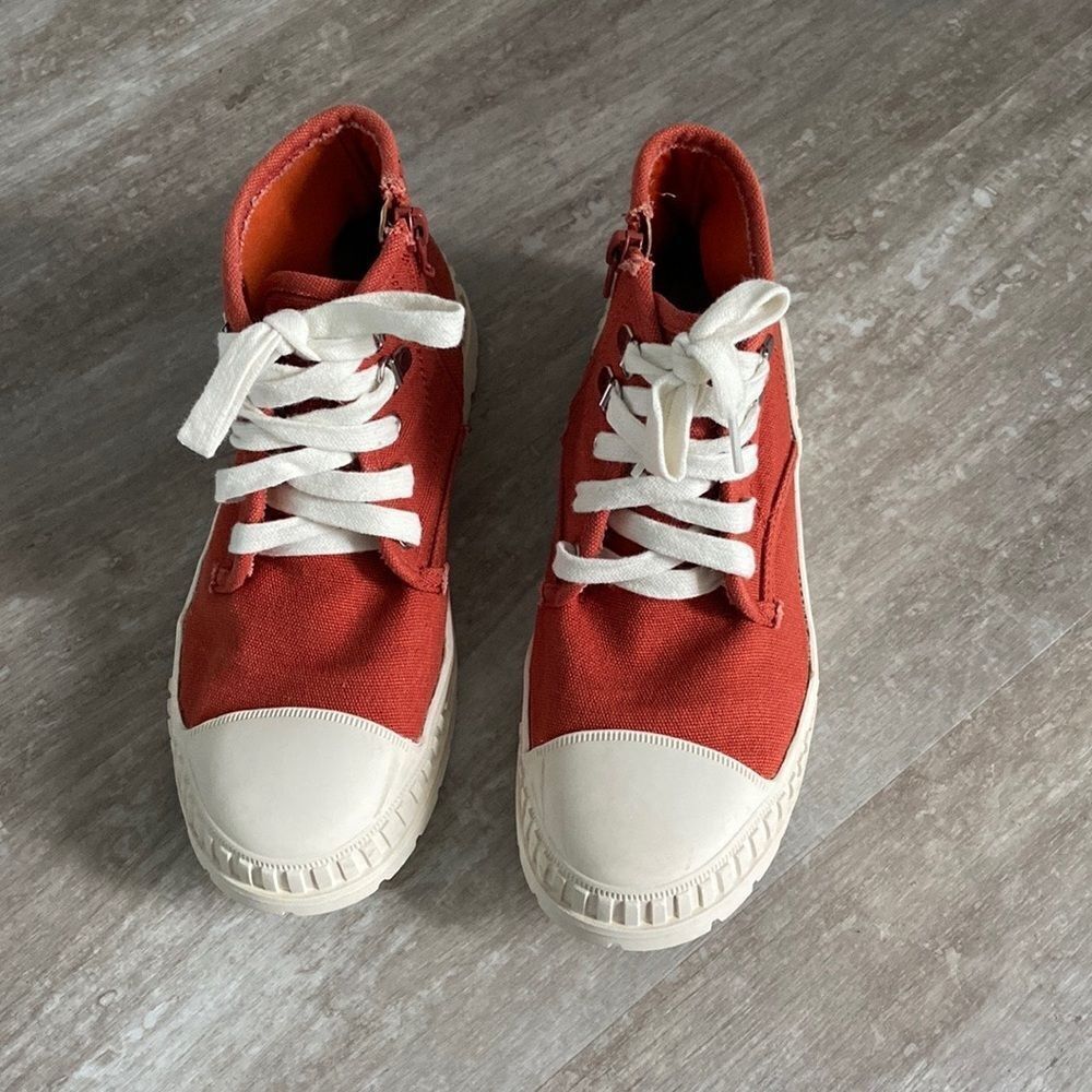 High top hiker booties/sneakers